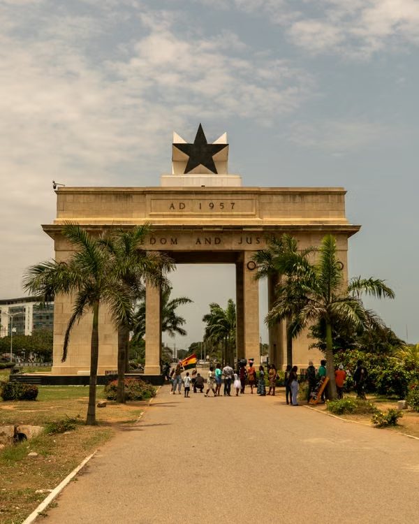 Black Star Gate on Independence Square, Accra